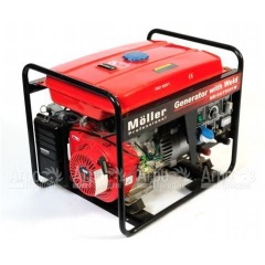 Бензогенератор со встроенным сварочным аппаратом Moller MR/GGT5001W 4,2 кВт в Брянске