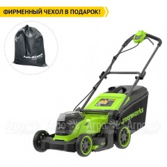 Газонокосилка аккумуляторная GreenWorks GD24X2LM411 (без аккумулятора и зарядного устройства) в Брянске