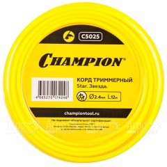 Корд триммерный Champion Star 2.4мм, 12м (звезда) в Брянске
