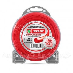 Леска триммерная 2 мм 15 м круглая Unisaw в Брянске