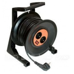 Удлинитель на катушке с 2-мя встроенными розетками 30 м. в Брянске