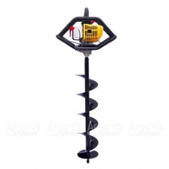 Мотобур (бензобур) Iron Mole E53 Tandem + шнек 150х1000 в Брянске