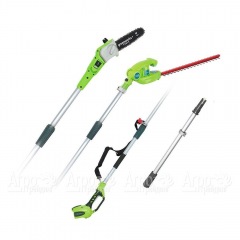 Аккумуляторный кусторез GreenWorks 2 в 1, 40V (без батареи и зарядного устройства) в Брянске