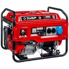 Бензогенератор Зубр СБ-8000Е 8 кВт с электростартером в Брянске