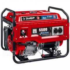 Бензин-газовый генератор Зубр СГ-5500Е 5.5 кВт в Брянске