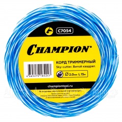 Корд триммерный Champion Sky-cutter 2.0мм, 15м (витой квадрат) в Брянске