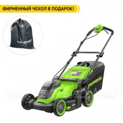 Газонокосилка аккумуляторная GreenWorks GD40LM411 4 Ач в Брянске