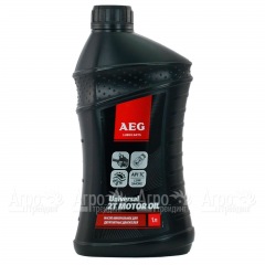 Масло минеральное Universal AEG 2T Motor Oil API TC 1 л для 2-х тактных двигателей в Брянске