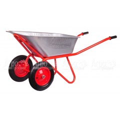 Строительная тачка Оптимал двуколесная 110 л красная в Брянске