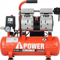 Компрессор безмасляный A-iPower AC110/10LF в Брянске