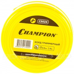 Корд триммерный Champion Star 2.0мм, 15м (звезда) в Брянске