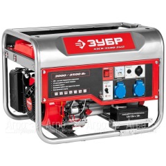 Бензогенератор Зубр ЗЭСБ-3500-ЭМ2 3.5 кВт с электростартером в Брянске