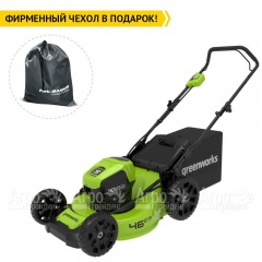 Газонокосилка аккумуляторная GreenWorks GD40LM46HP 6 Ач в Брянске