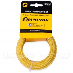 Корд триммерный Champion Square Twist 2.4мм, 15м (витой квадрат) в Брянске