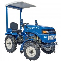 Многофункциональный минитрактор Garden Scout (Скаут) T-15DIF VT + почвофреза + двухкопрусный плуг + навес в Брянске