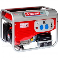 Бензогенератор Зубр ЗЭСБ-4000-Э 4 кВт с электростартером в Брянске