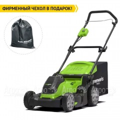 Газонокосилка аккумуляторная GreenWorks G40LM41 (без аккумулятора и зарядного устройства) в Брянске