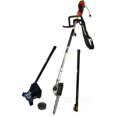 Электрокоса + высоторез Ikra Mogatec EAS 1035C + цепная пила 20 см в Брянске