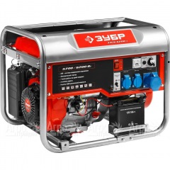 Бензогенератор Зубр ЗЭСБ-6200-Э 6.2 кВт с электростартером в Брянске