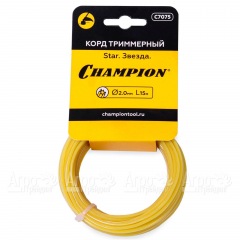 Корд триммерный Champion Star 2.0мм, 15 м (звезда) в Брянске