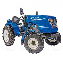 Многофункциональный минитрактор Garden Scout (Скаут) Т24 DIFF VT + почвофреза + двухкопрусный плуг в Брянске