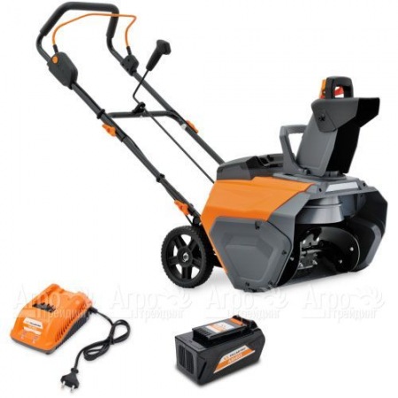 Снегоуборщик аккумуляторный Villartec WA 4051 Set AM405+AC405 в Брянске