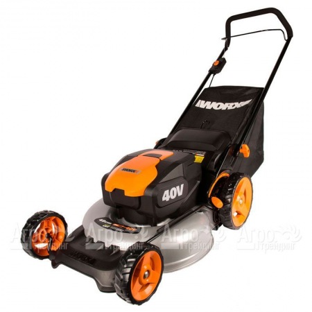 Газонокосилка аккумуляторная Worx WG751E в Брянске