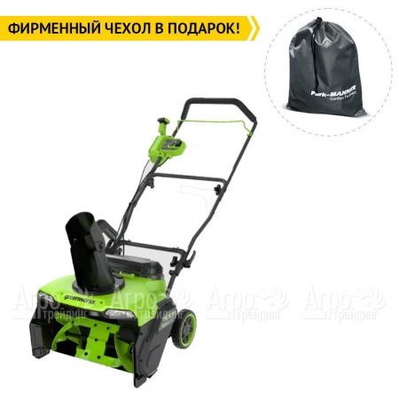 Снегоуборщик аккумуляторный GreenWorks GD40STX2 (без аккумулятора и зарядного устройства) в Брянске