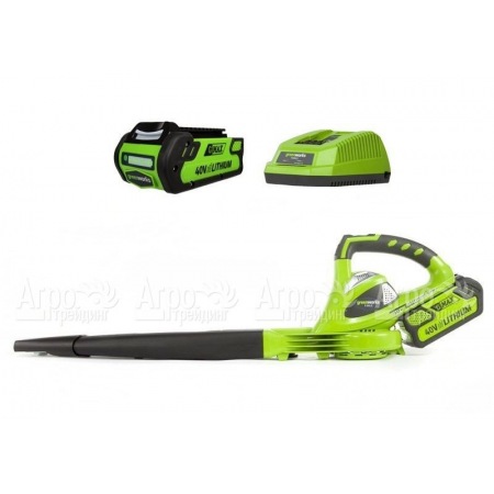 Воздуходувка аккумуляторная GreenWorks G-Max G40BL K 40V 223 км/ч  в Брянске